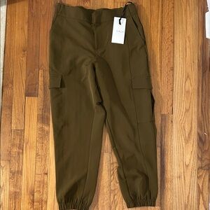 Calia high-rise Olive Cargo Jogger Pants